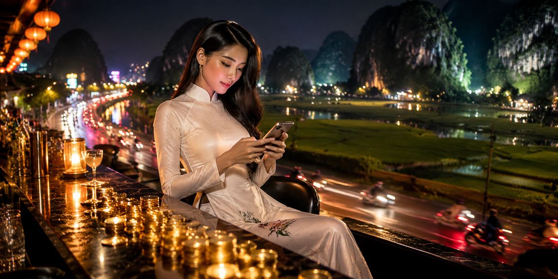 Người dùng Việt thao tác đăng ký giải trí trực tuyến trên điện thoại